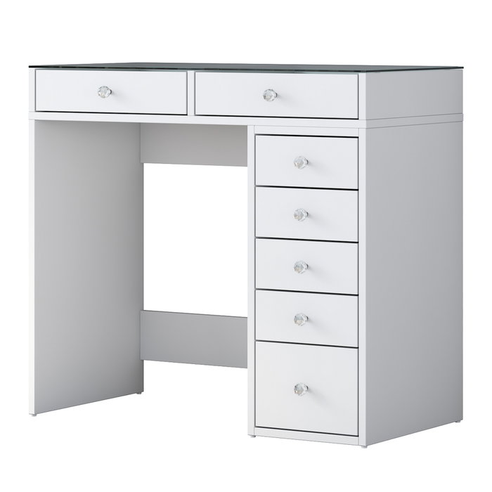 Hanah Home BJ107 - 2625 Mesa de Maquillaje Blanca Hanah Home BJ107 - 2625 Mesa de Maquillaje Blanca